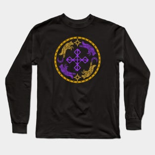 Skoll And Hati Color Long Sleeve T-Shirt